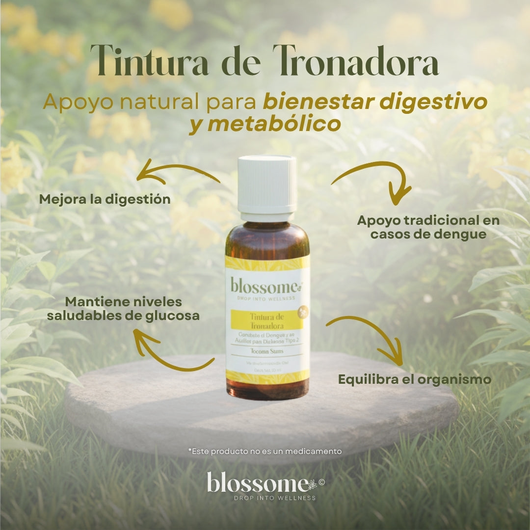 
                  
                    Tintura de Tronadora Blossome
                  
                